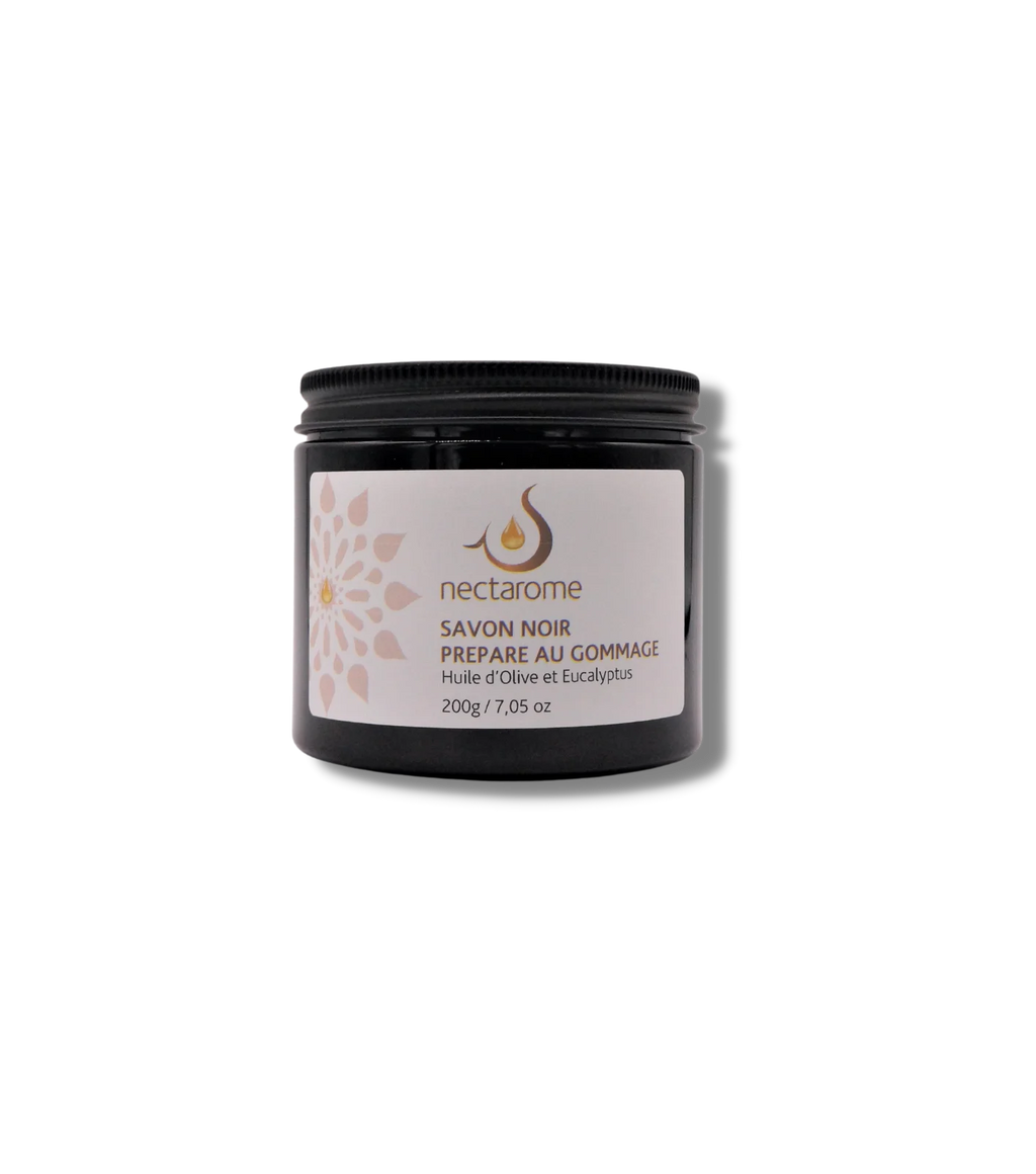 Olive Oil and Eucalyptus Black Soap (200g)