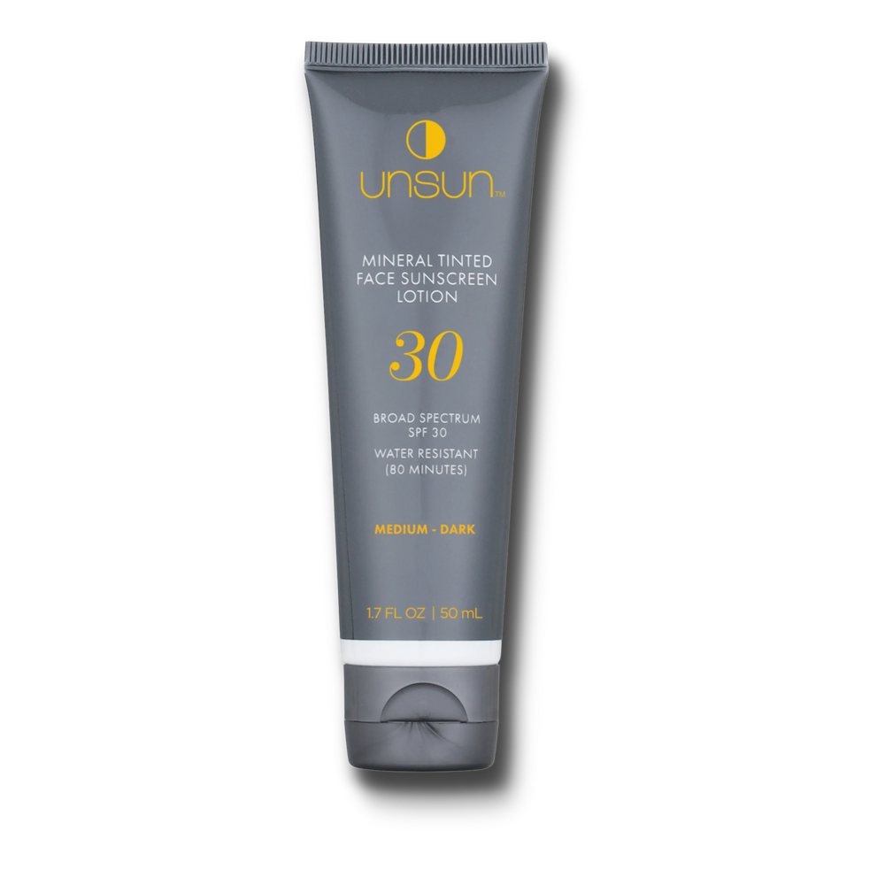 Mineral Tinted Face Sunscreen In "Medium/Dark" (50ml)